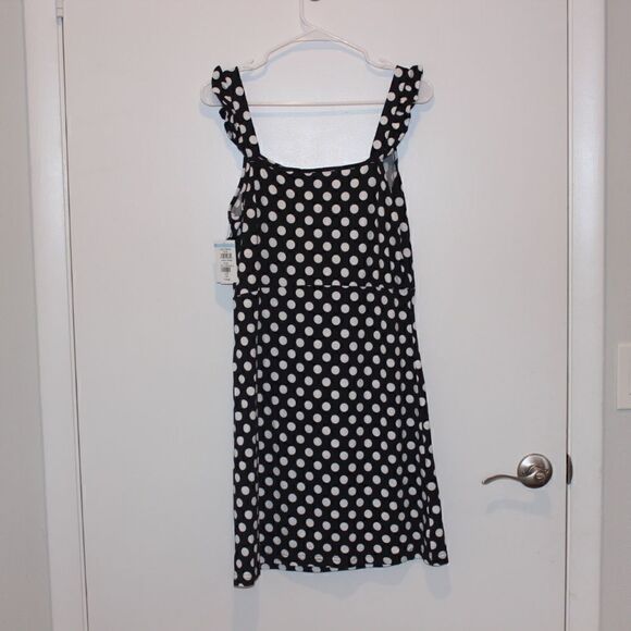 NEW Vero Moda Polka dot Mini Dress Women Size XL - Picture 8 of 10
